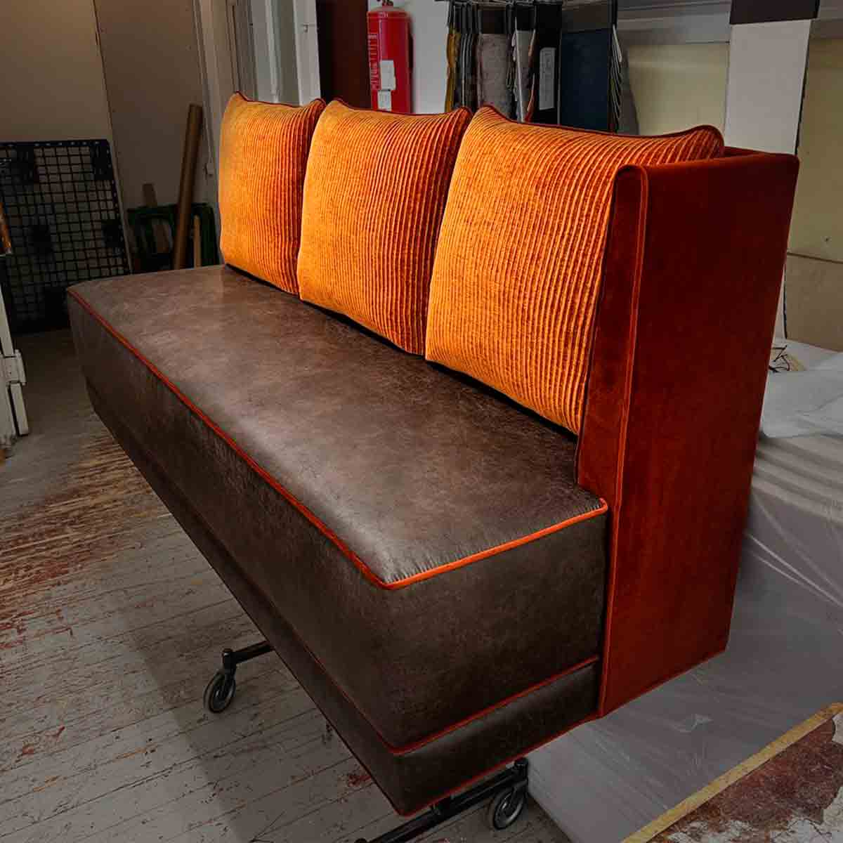 Leather Bar Sofa